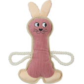 Плюшена играчка за кучета  Zolux BUDDY PLUSH TOY RABBIT PINK заек